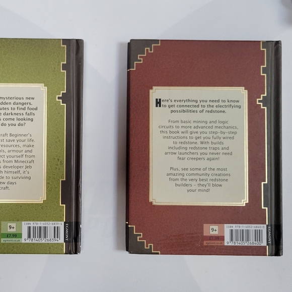 MINECRAFT BEGINNERS HANDBOOK + REDSTONE HANDBOOK, Official Guides - Picture 4 of 5
